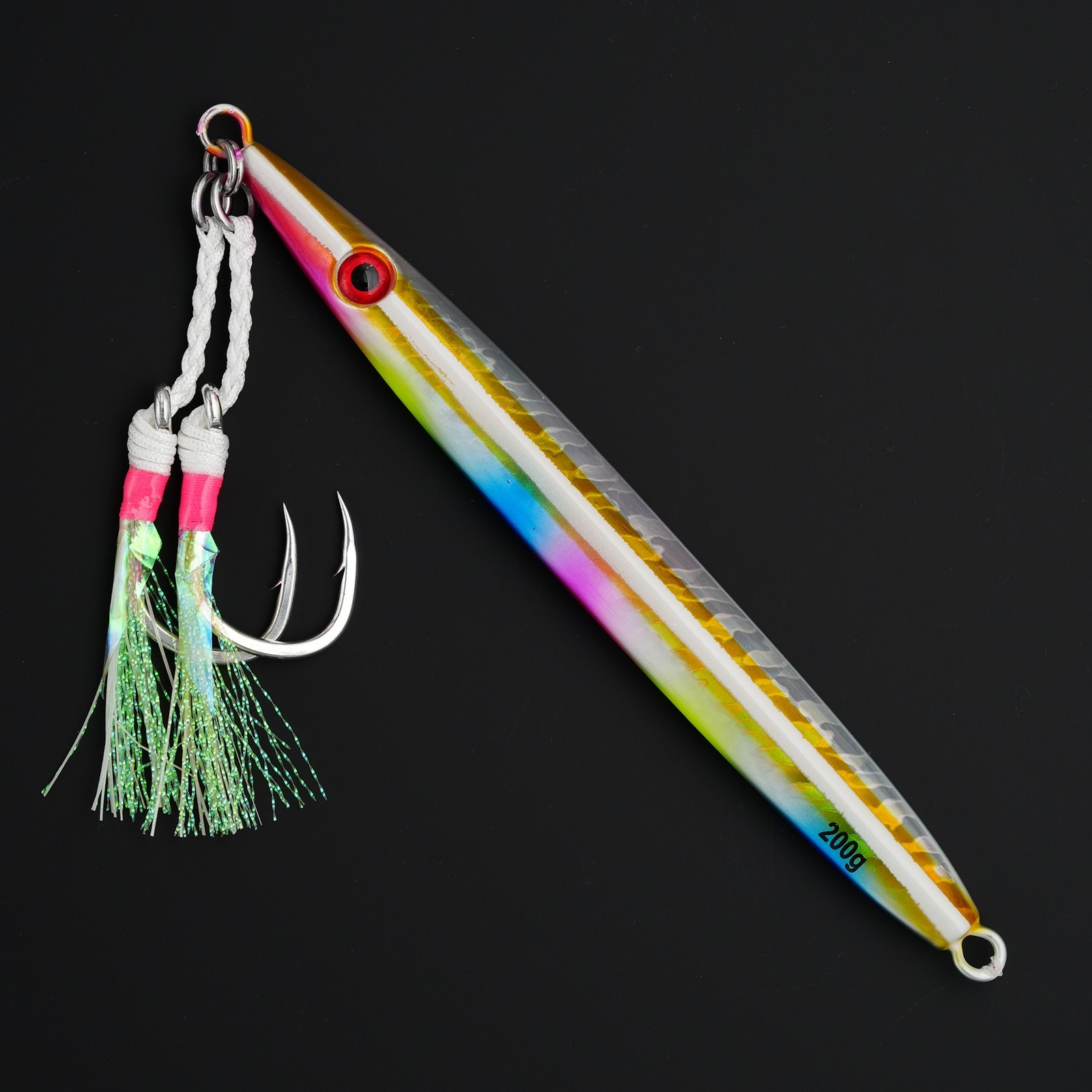 Vertical Glow Knife Jig for Bluefin Tuna Saltwater Jigging Fishing Lure Speed