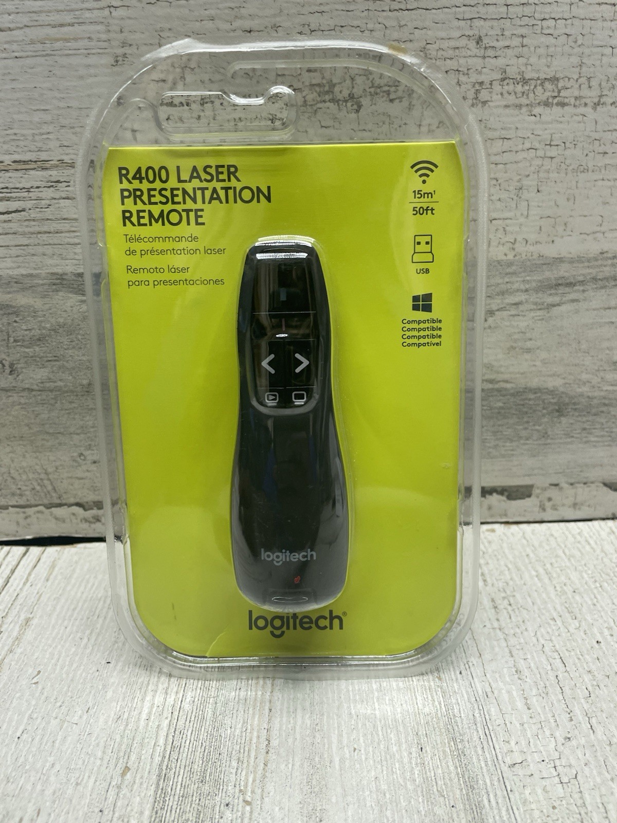 Logitech R400 Laser Presentation Remote Black BRAND NEW SEALED