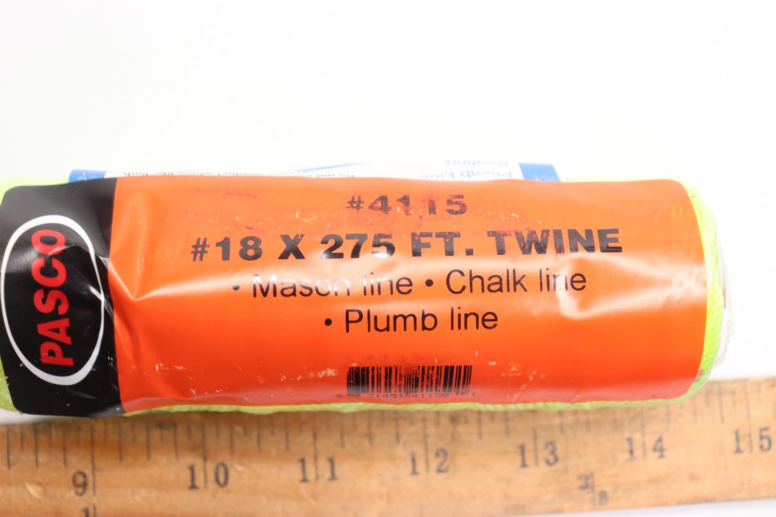 Pasco Nylon Seine Twine Yellow # 18 x 275' 4115