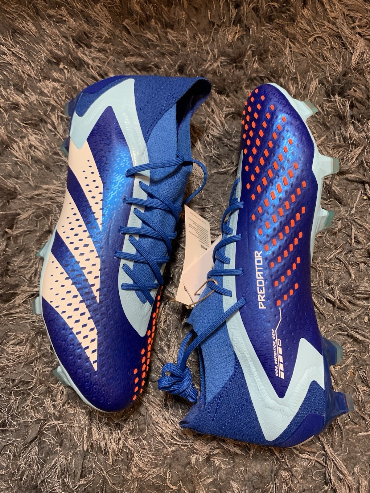 adidas Men 10.5 /Women 11.5 PREDATOR ACCURACY.1 FIRM GROUND SOCCER CLEATS GZ0038