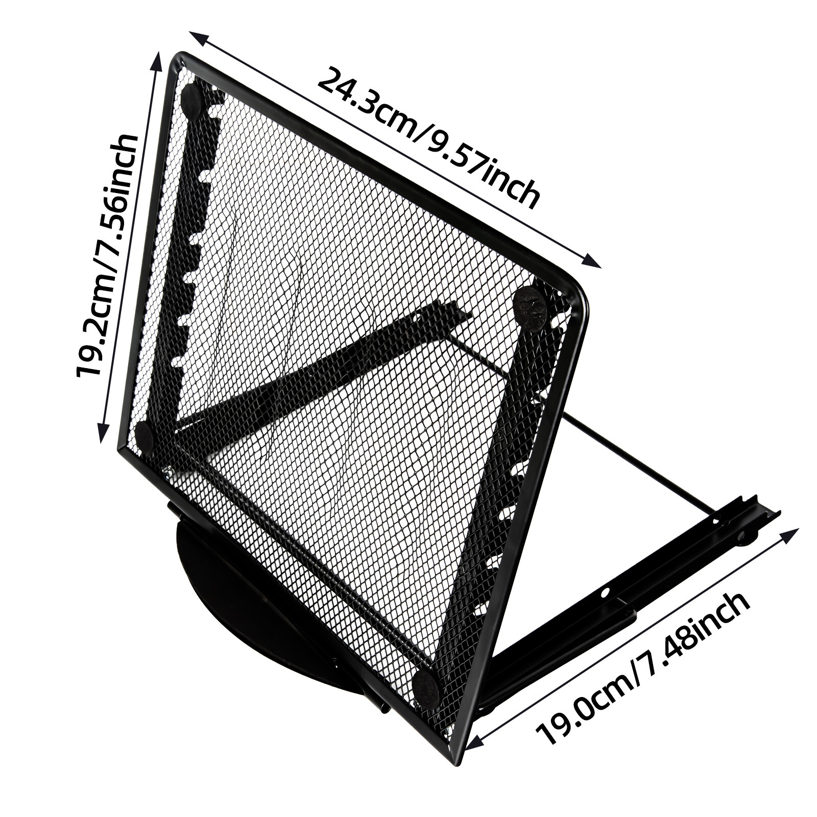 Foldable Laptop Tablet Stand Angle Adjustable Holder Riser Portable Ventilate