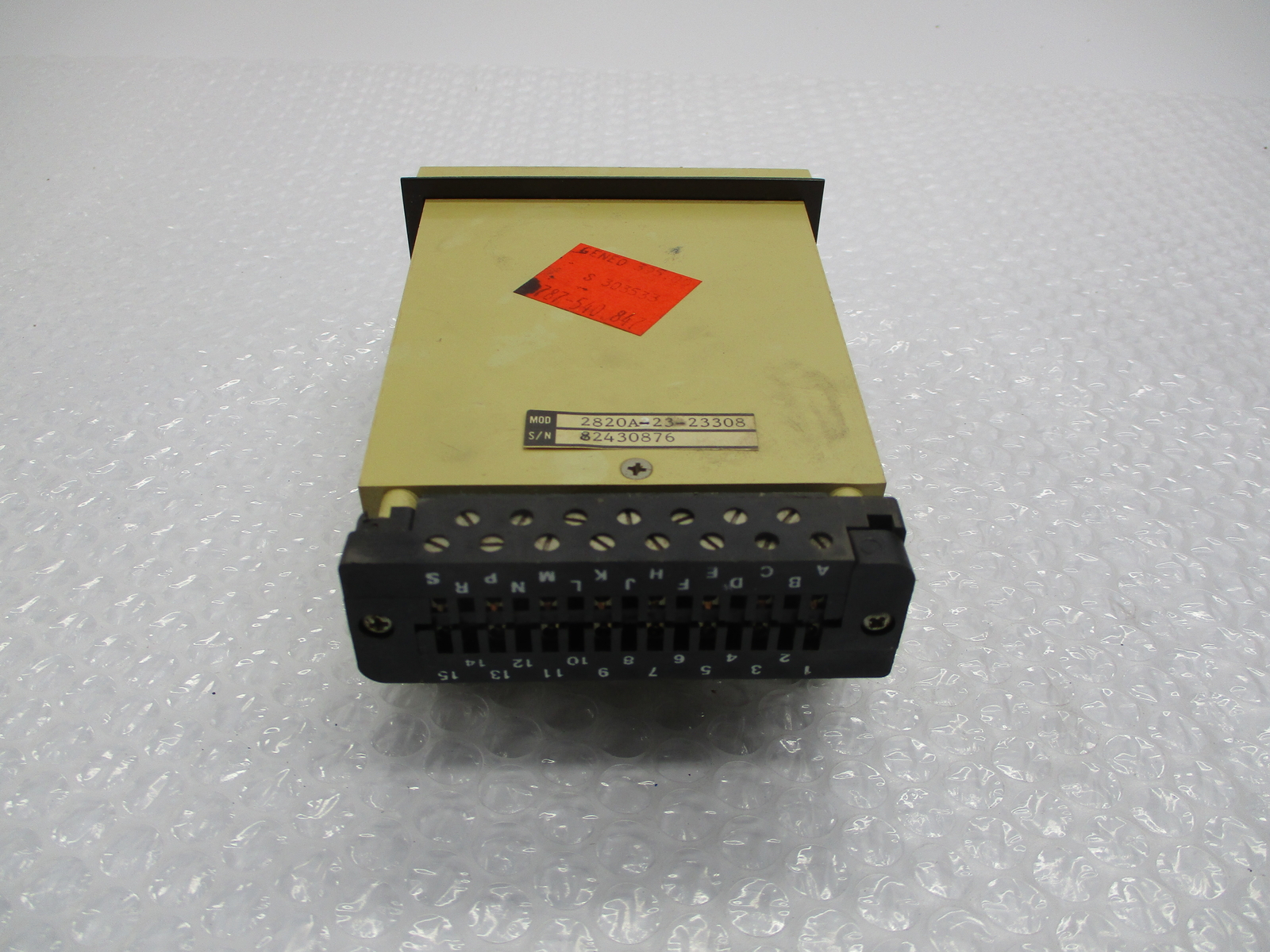 MOORE 2820A-23-23308 PANEL METER UNMP