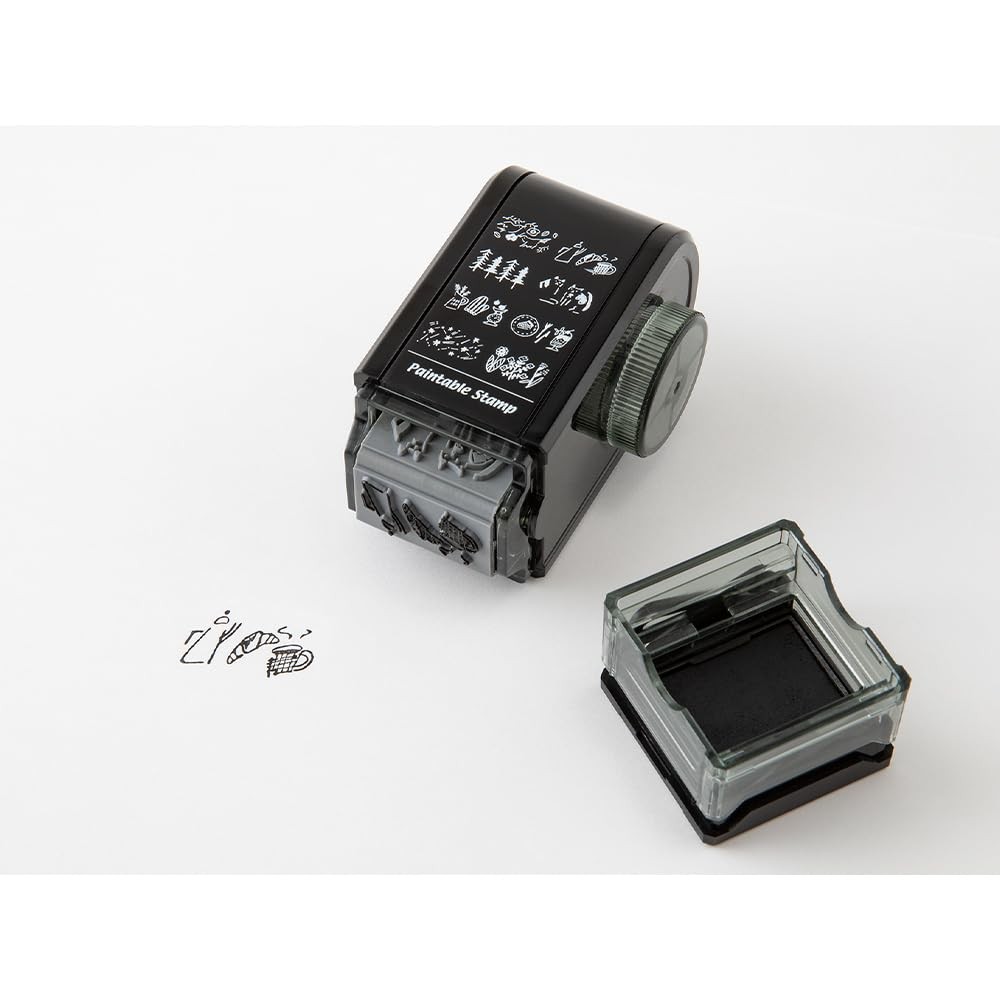 35581006 Rotating Stamp Dial Connecting Pattern Roller Craft DIY Office Supply