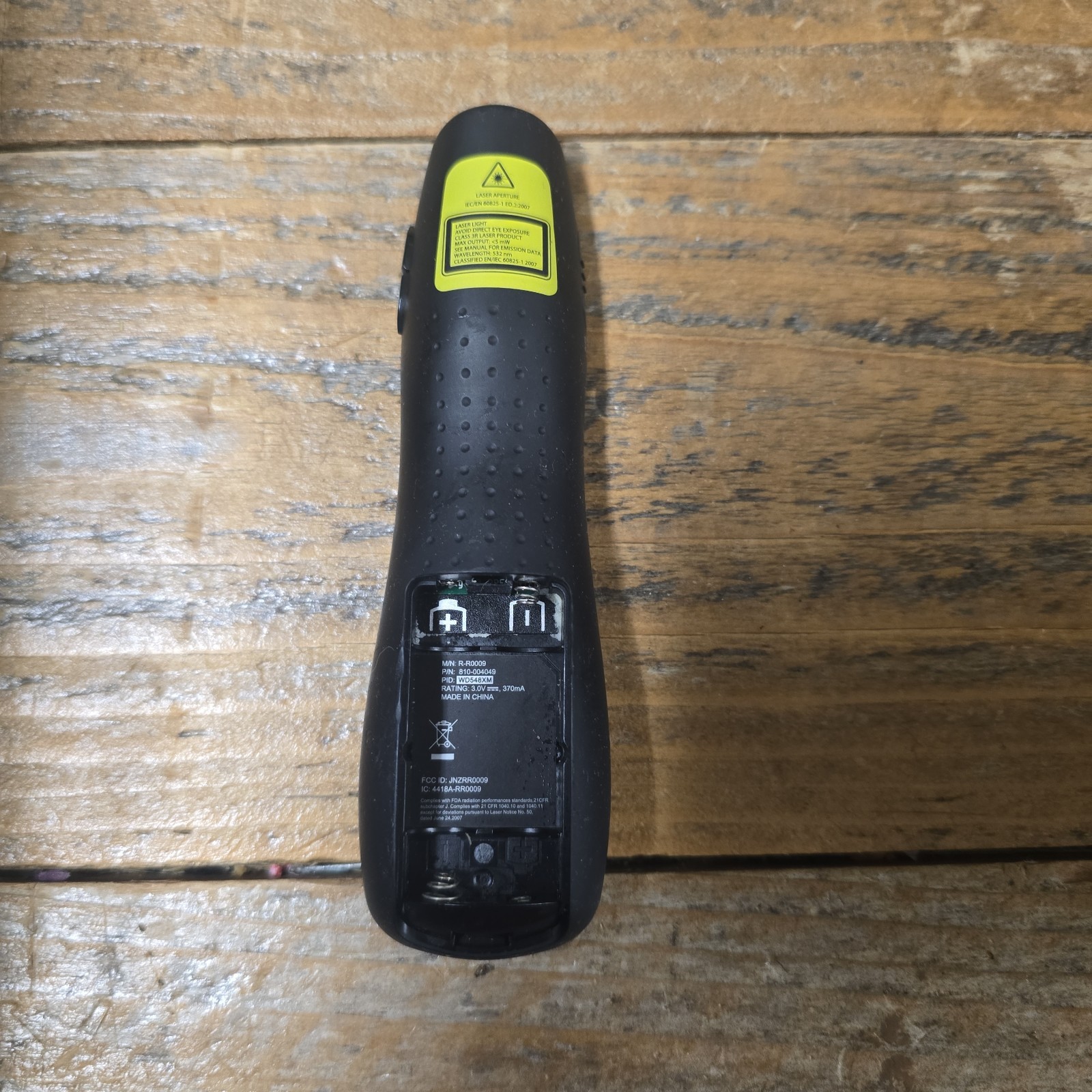 Logitech Wireless Presenter R800 With Laser Pointer No Back Cover