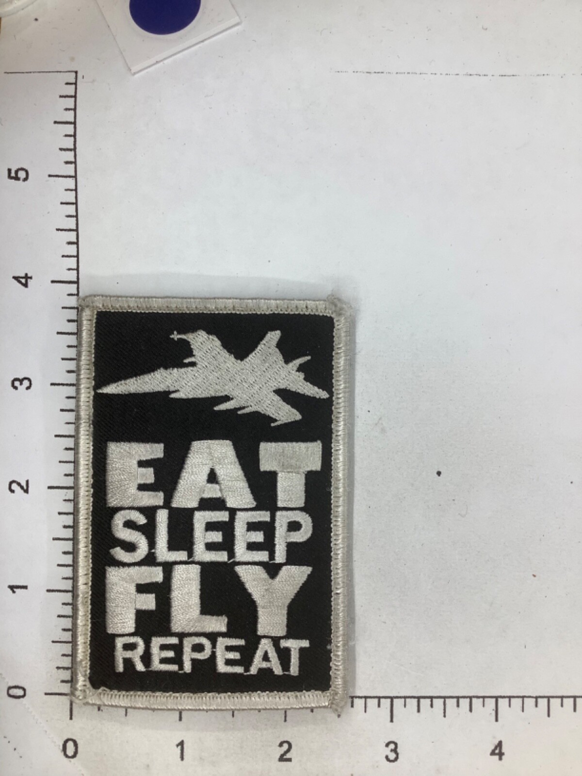 USAF EAT SLEEP FLY REPEAT SQUADRON PATCH