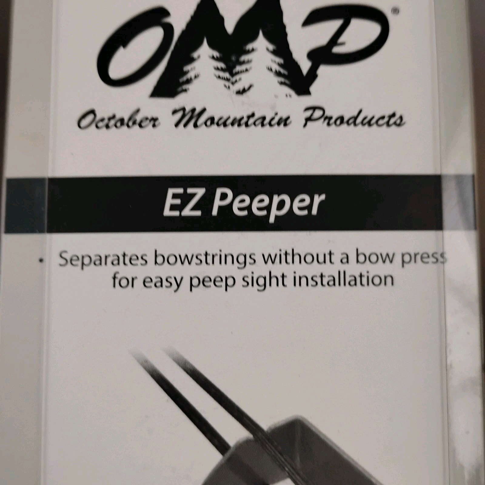 October Mountain Products EZ Peeper Archery String Separator Orange Metal Tool