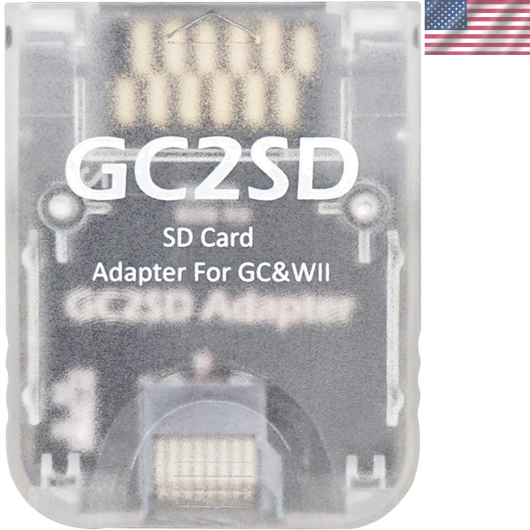 Plug & Play GC2SD Micro SD Card Reader for Gamecube/Wii - Top Storage Solution