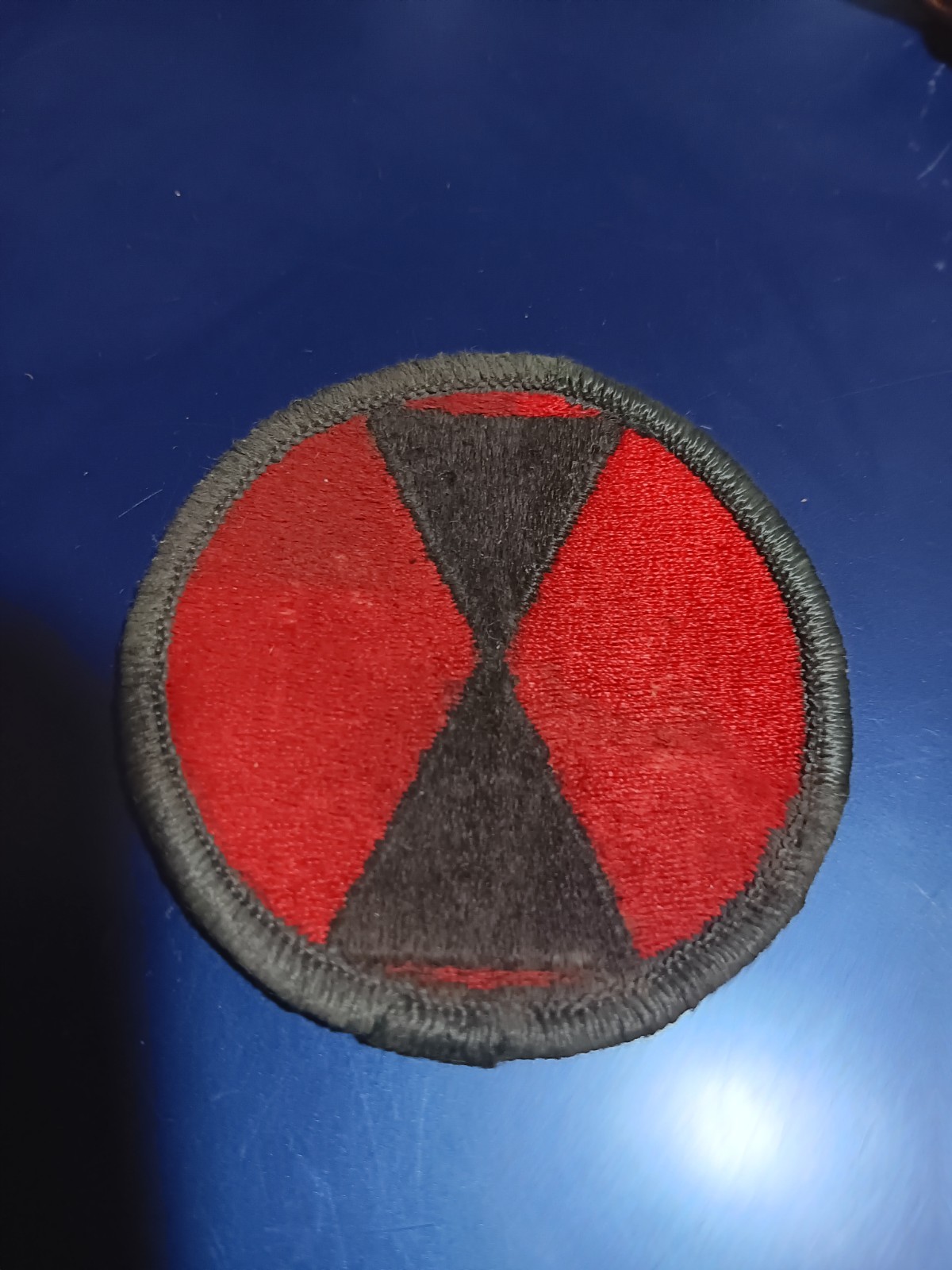 Patch- U S Army Color SSI- 7th Infantry Division (26-471)