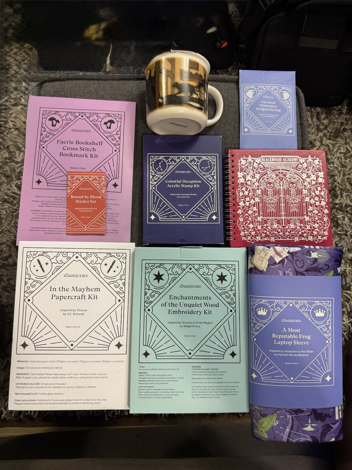 Illumicrate Book Library Items Bundle