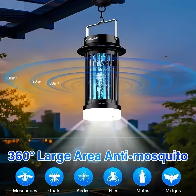 Bug Zapper 3200V Electronic Mosquito Zapper for Outdoor and Indoor Waterproof