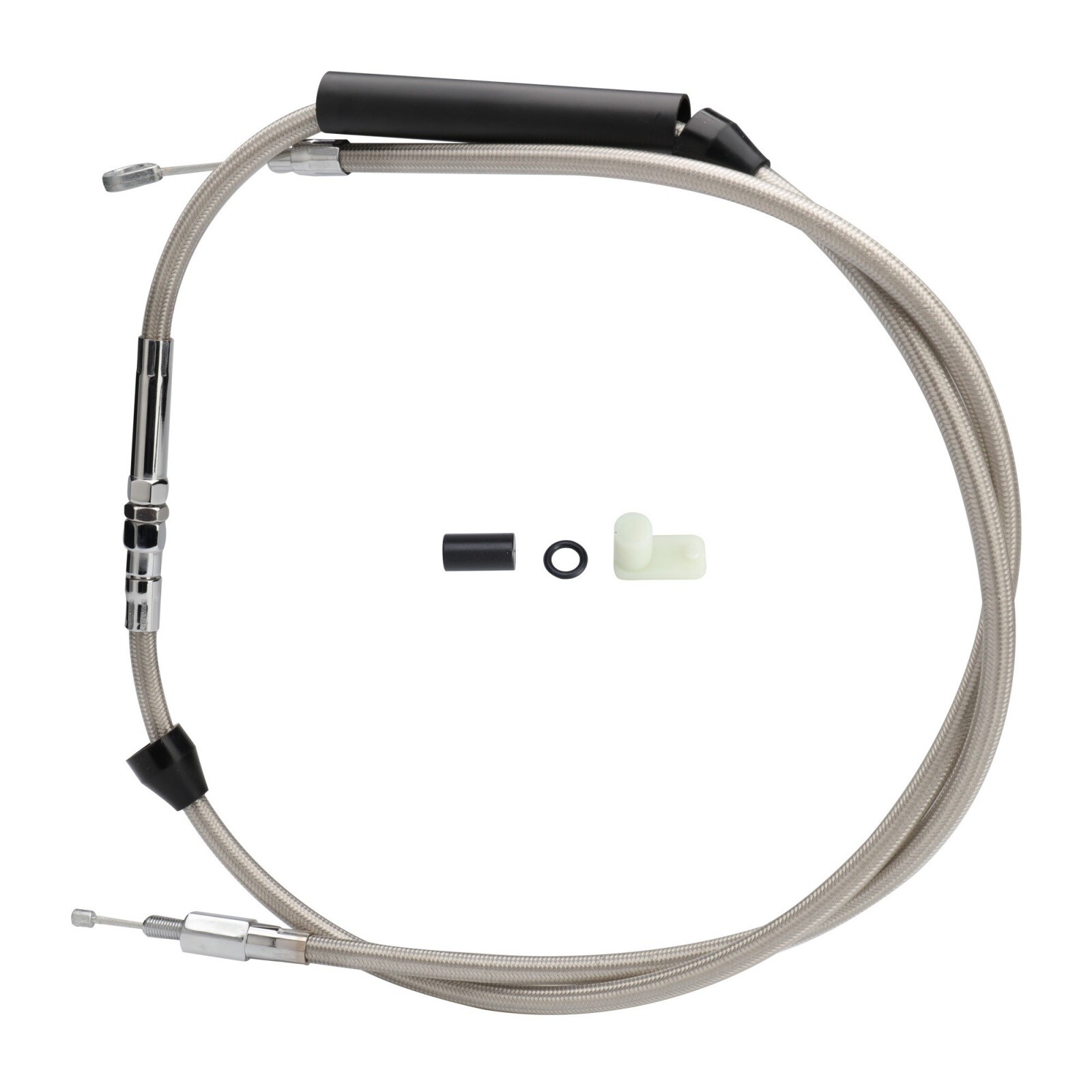 Extended Clutch Cable for Softail Dyna Twin Cam 5 Speed Trans 74-11/16''