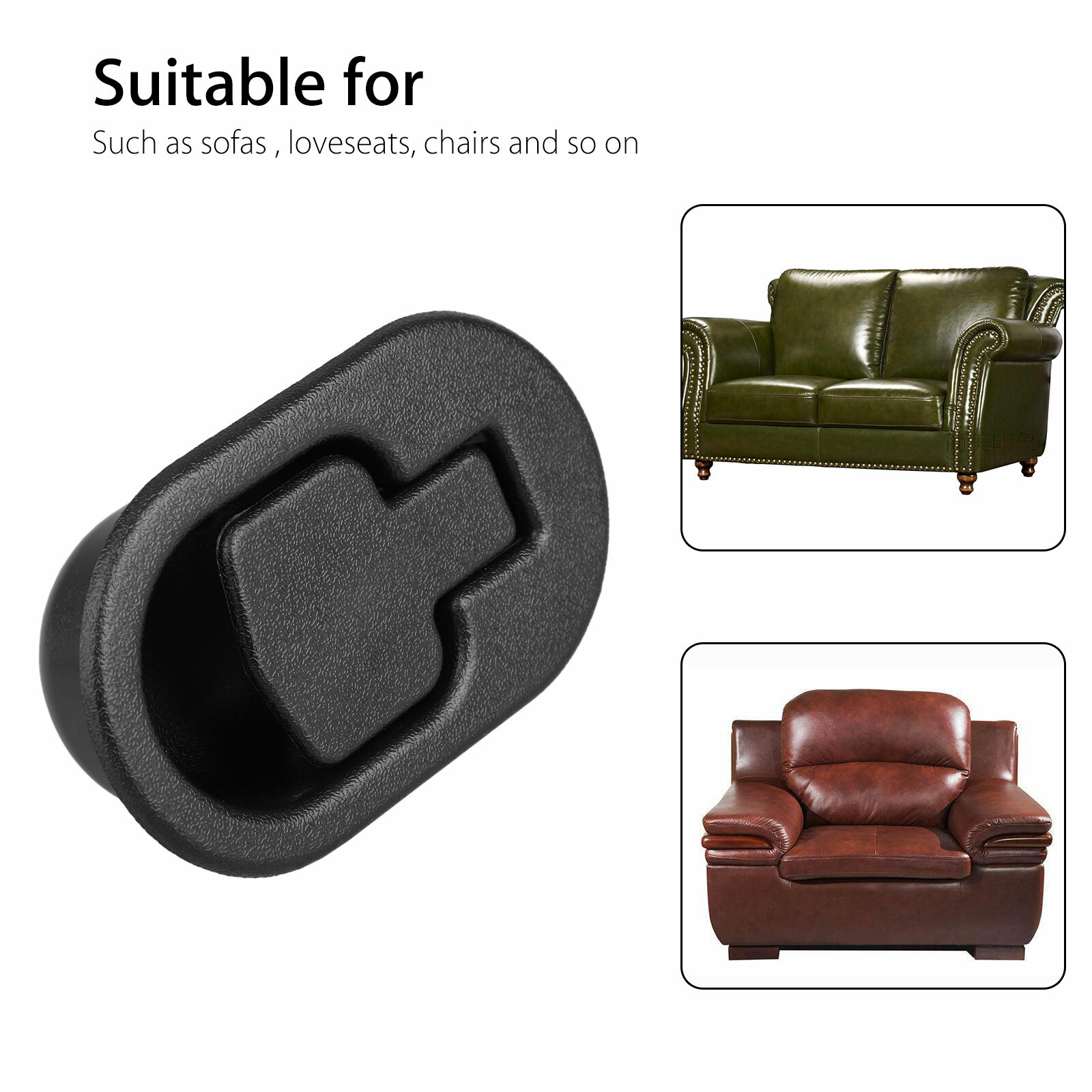 Easy-Install Recliner Lever: Plastic Release Handle with Pre-Drilled Screw Holes