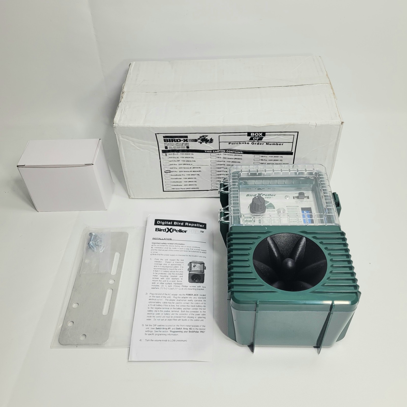 Bird-X BXP Pro2 220V Electronic Bird Repeller Ver2 220 Volt