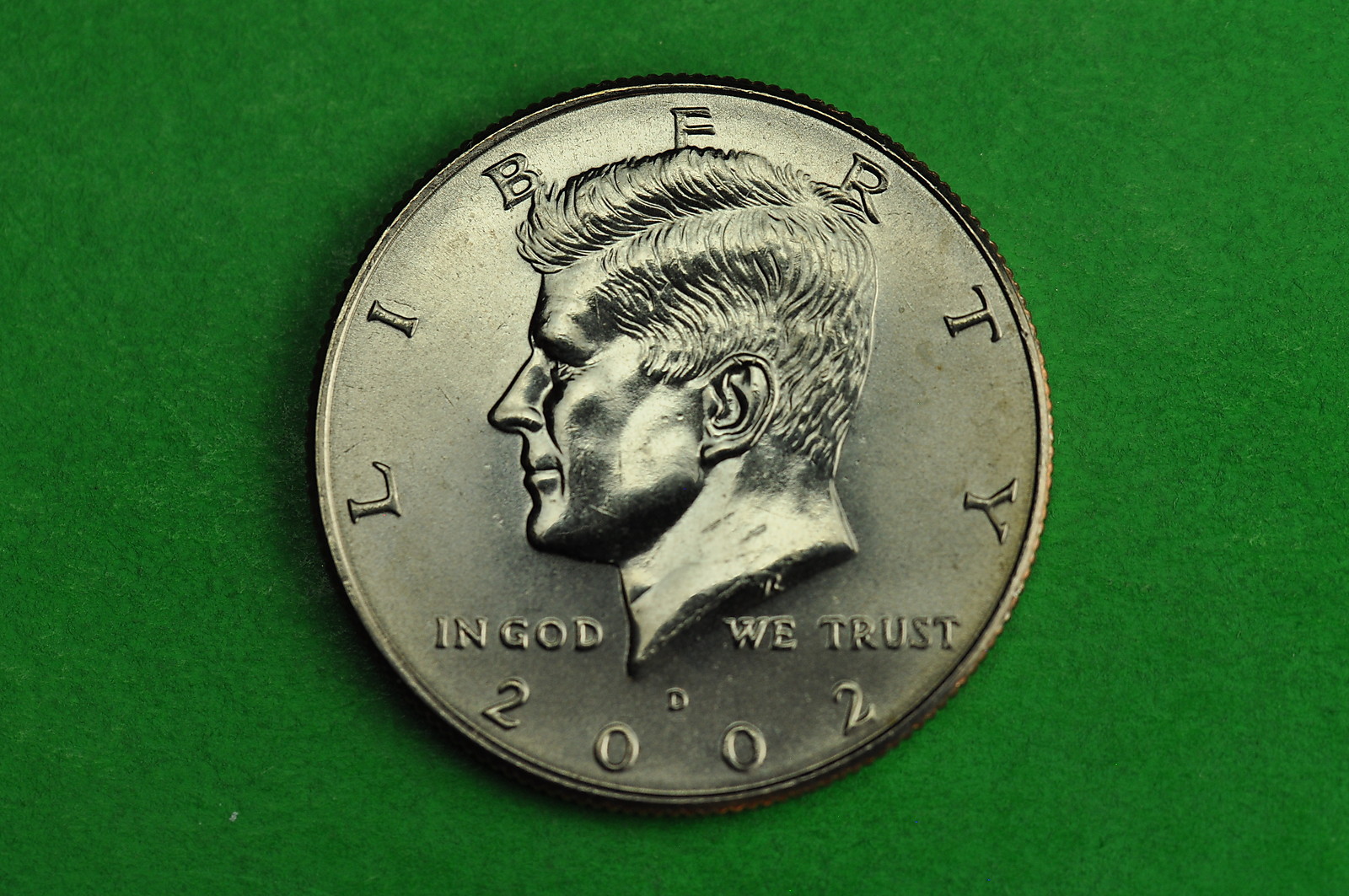 2002-D  Choice BU Mint State Kennedy US Half Dollar Coin