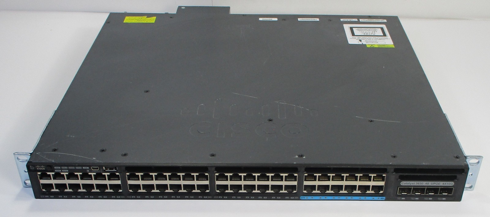 Cisco Catalyst WS-C3650-12X48UQ-L 48 Port UPOE 4x 10G SFP+ Switch