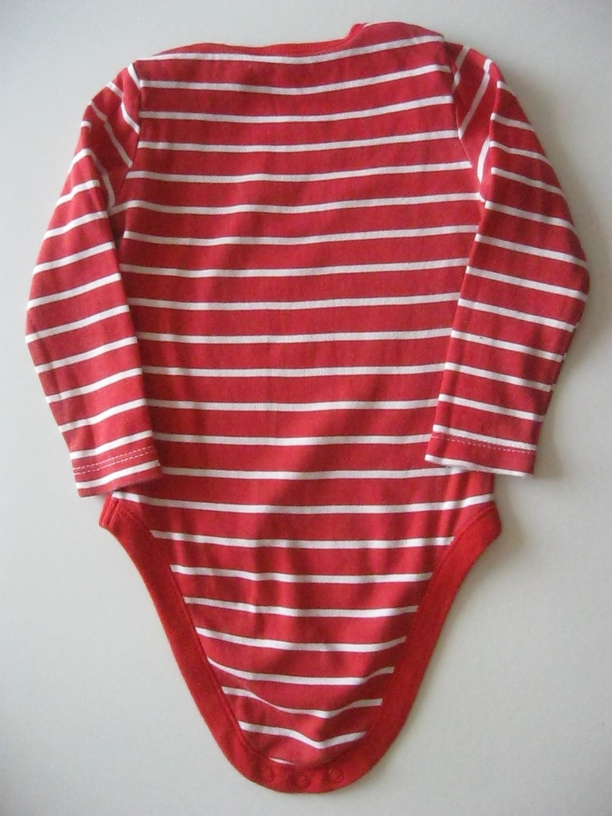 Disney Red / White Striped Vest. Age 9 - 12 months.
