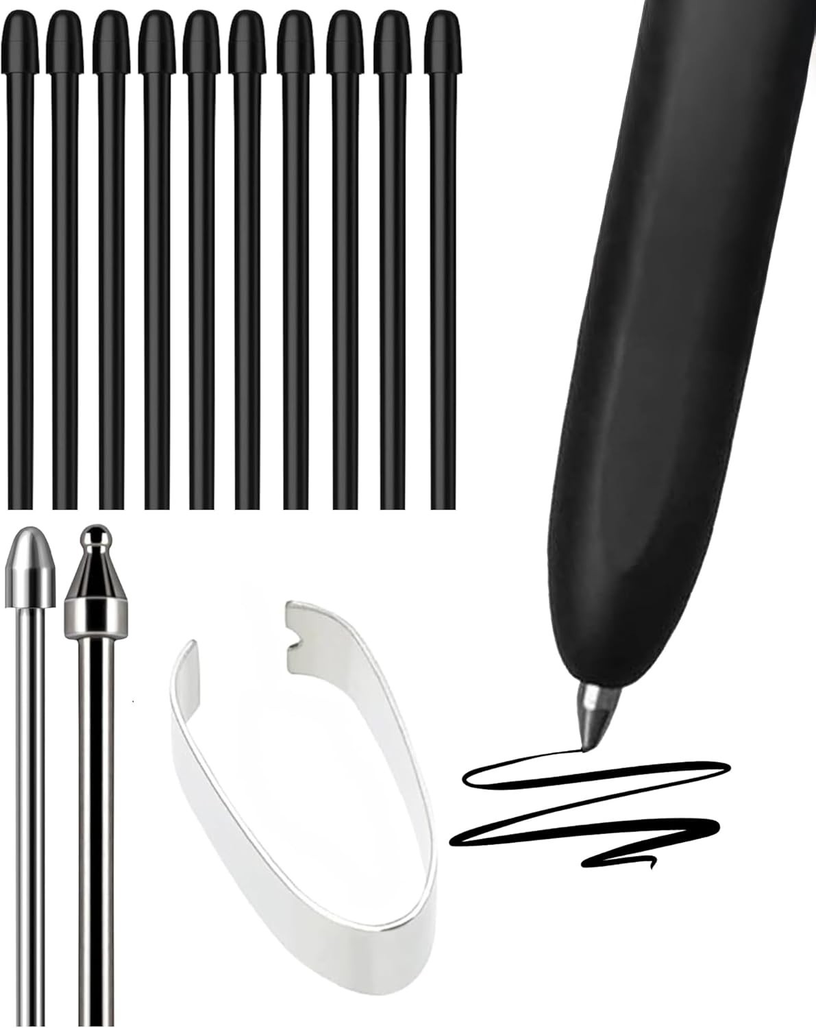 Soft Metal Nibs Tips Replacement for Samsung Galaxy Tab S10 Ultra Spen S9 S8 S7