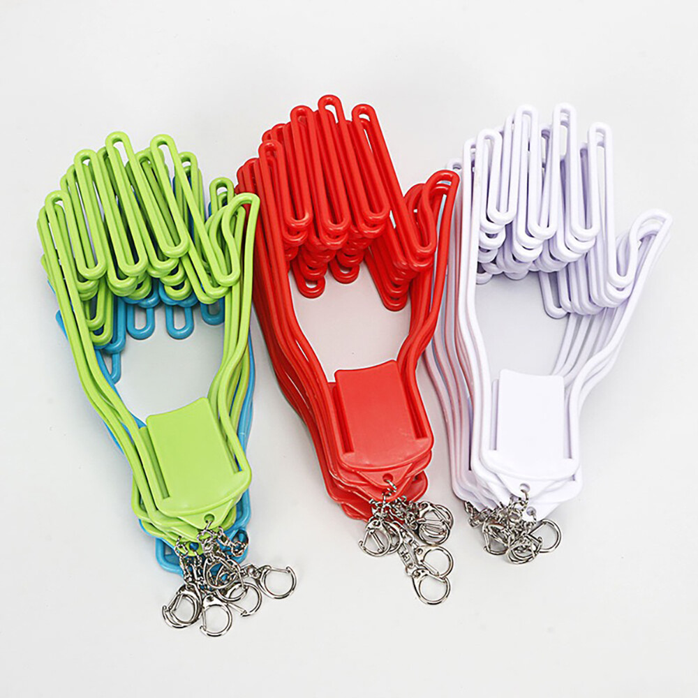 2Pcs Golf Glove Support Hanger Universal Left/Right-Hand Compatible Plastic Hook