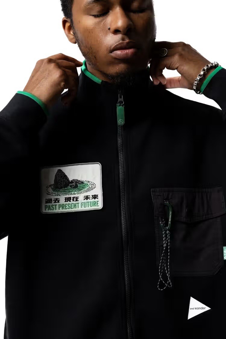 Hidden NY x and wander Airly Warm Full Zip Jacket Black Men’s XL Brand New