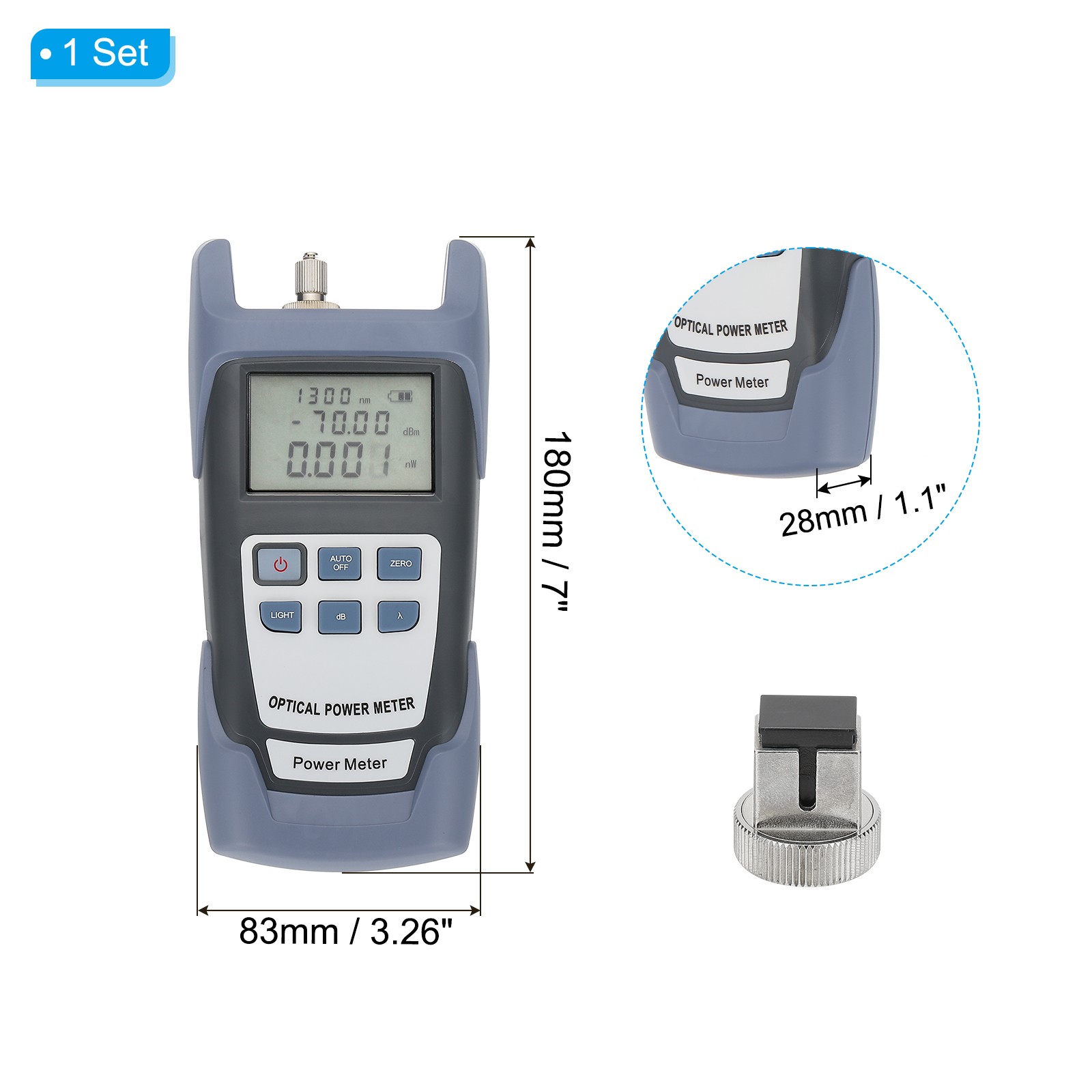 Fiber Optic Cable Tester, Visual Fault Locator Optical Power Meter