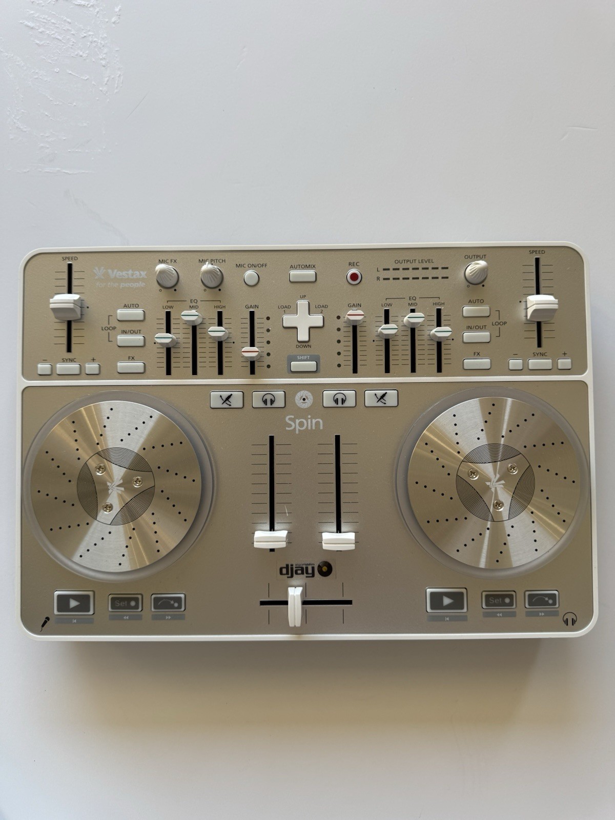 Vestax Spin DJ controller With Original Box