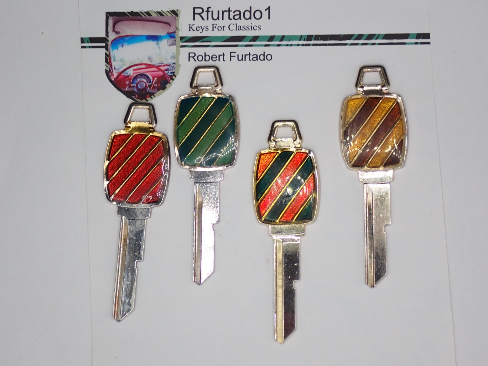 (1) Designer Key Blank for General Motors Vehicles 1969, 1973, 1977, & 1981 (E)