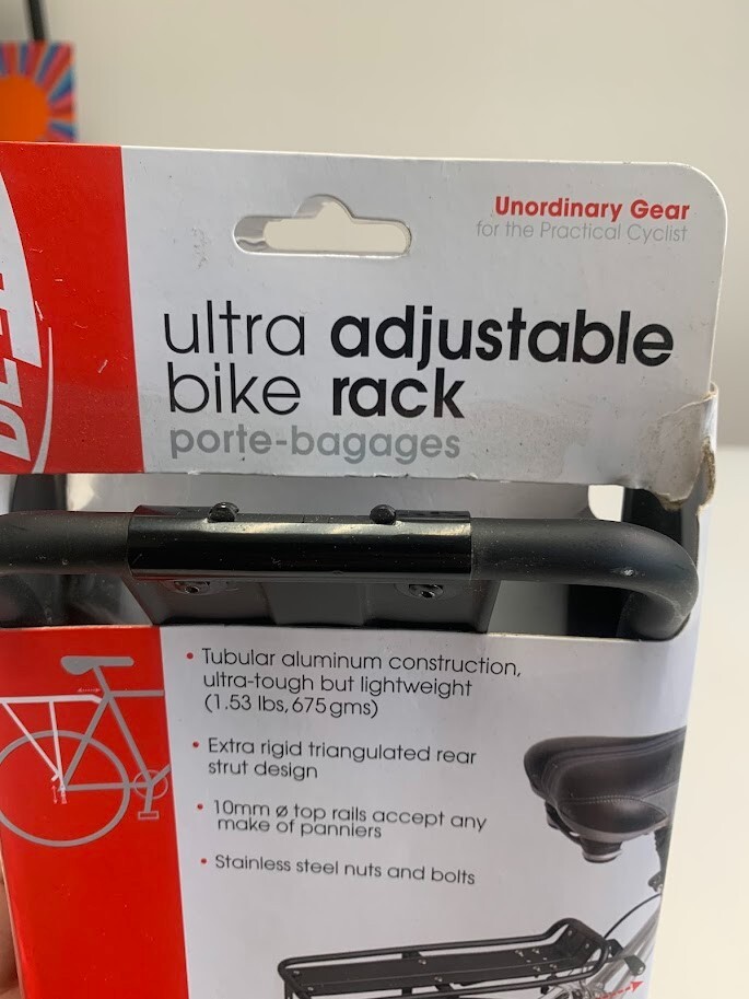 Delta Adjustable Bike Rack - Carry up to 40 lbs