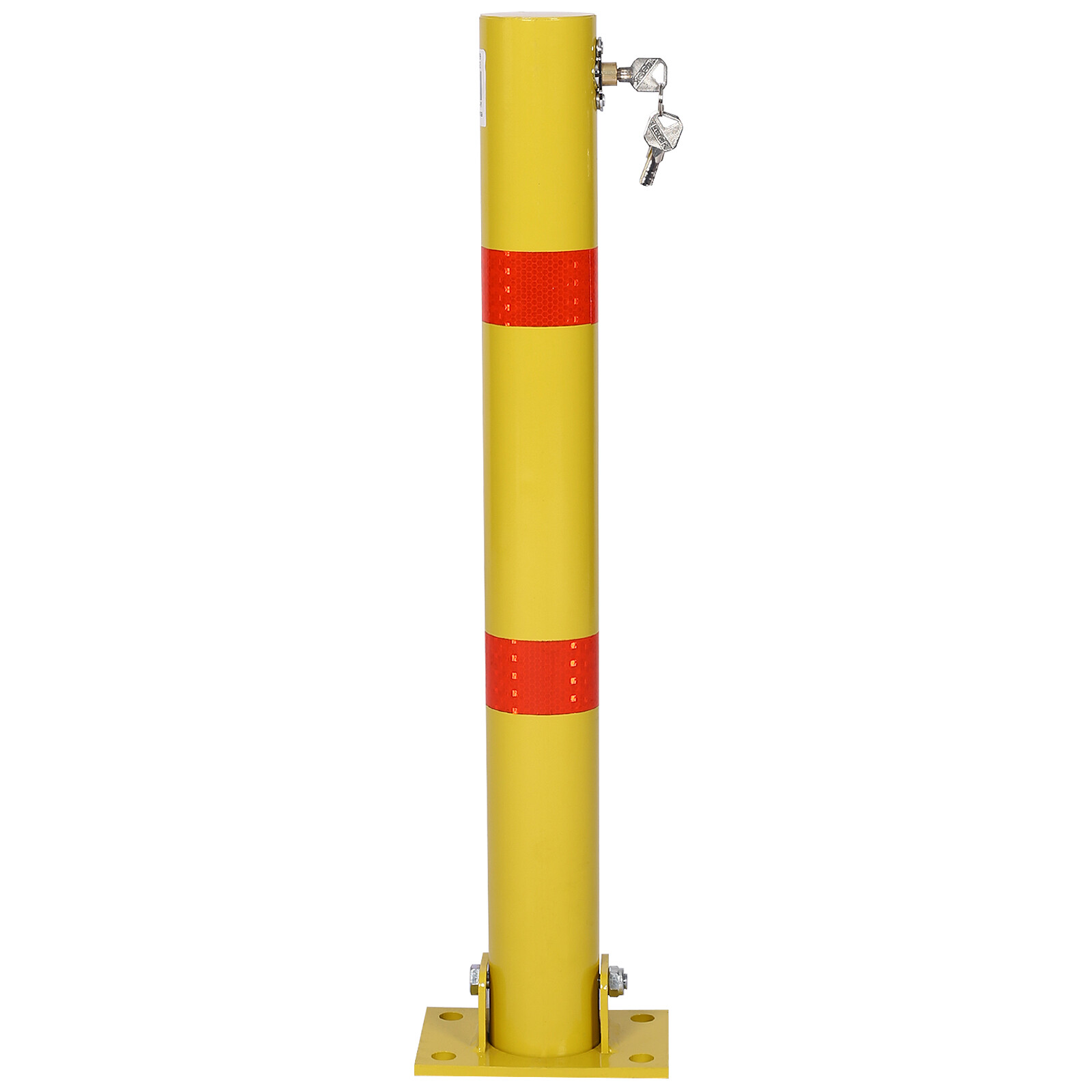 Parking Bollard Bole w/ Lock Car Parking Protection Posts Parking Barrier Home