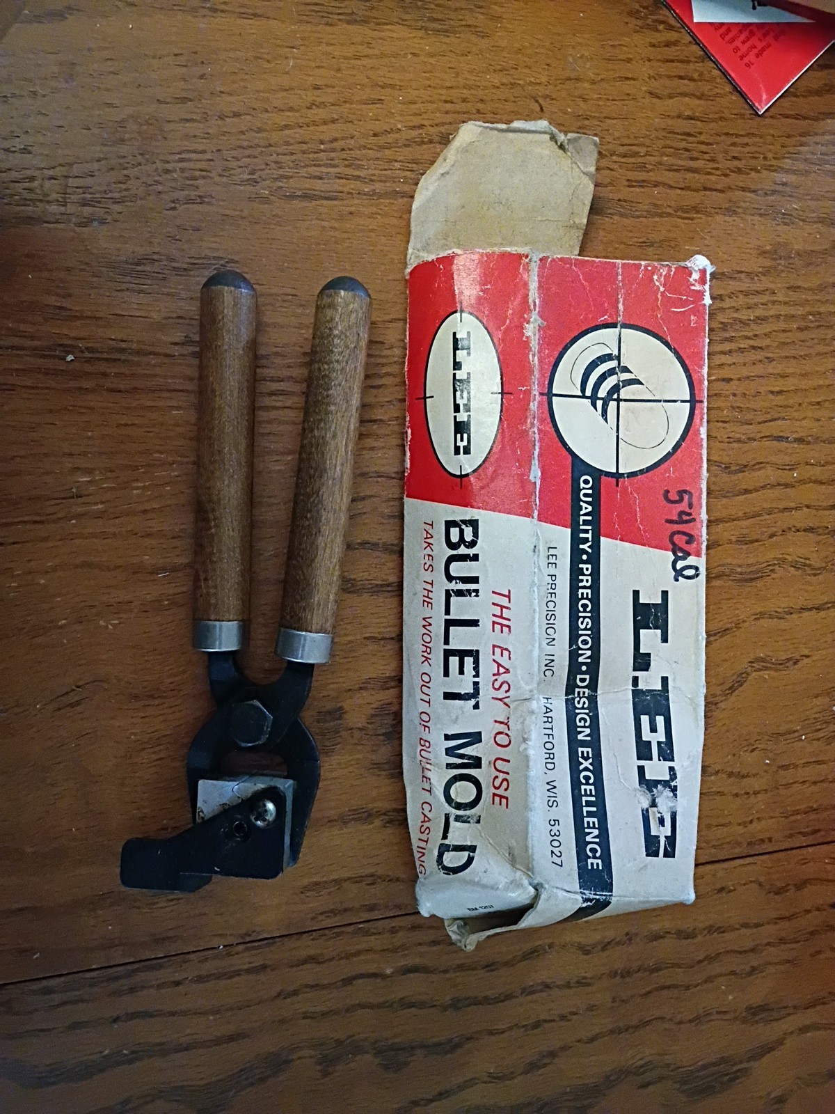 Lee Bullet Mold Single Cavity /Handles DIA 530 Weight 224 Gr Round Ball #90454