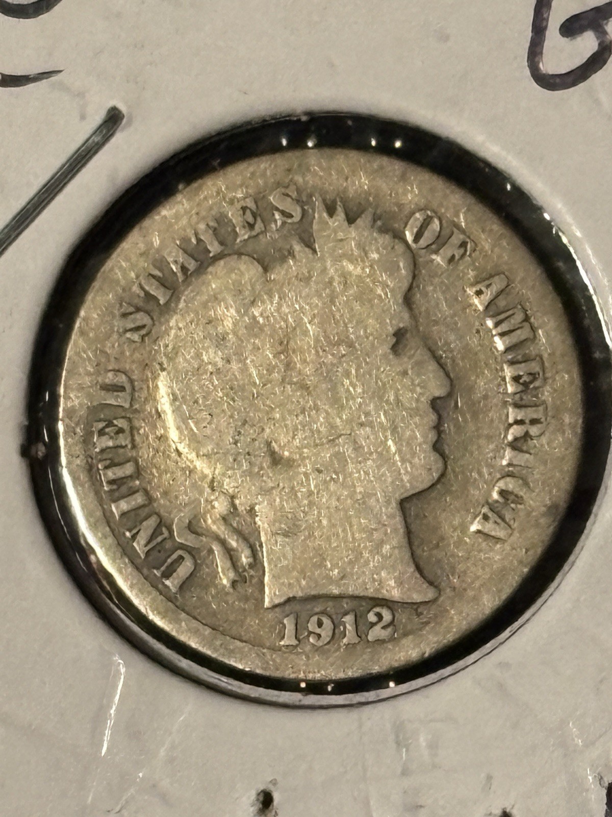 1912 Barber Dime