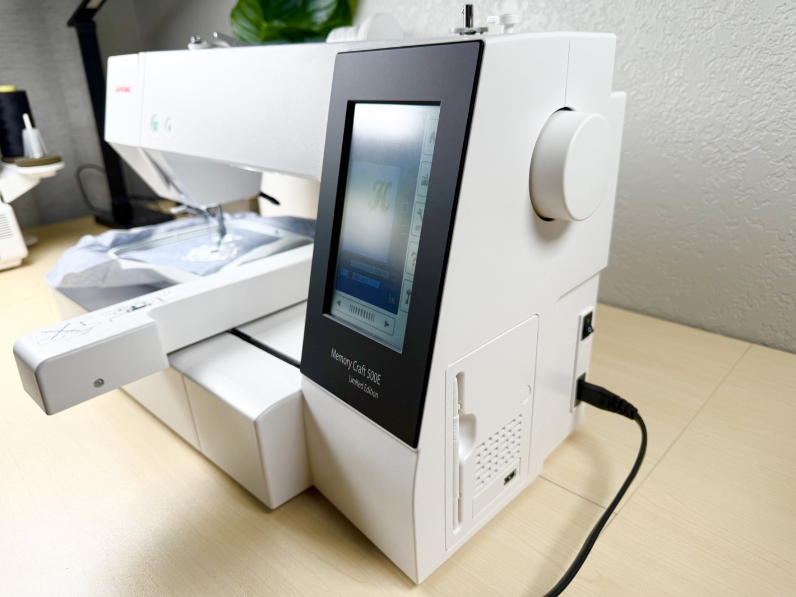 Janome Memory Craft 500E LE Embroidery Machine + Transferable 3-Yr Asurion Plan