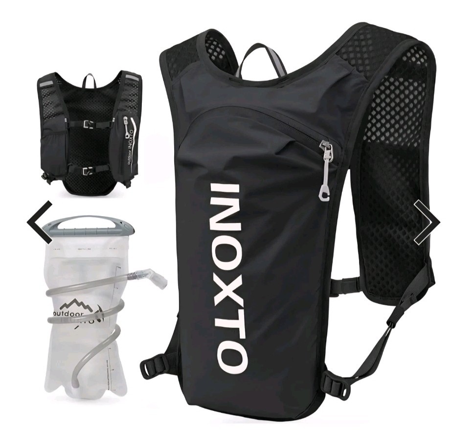 INOXTO Phantom - Featherweight Running Hydration Vest Like Camel Pack Drinking