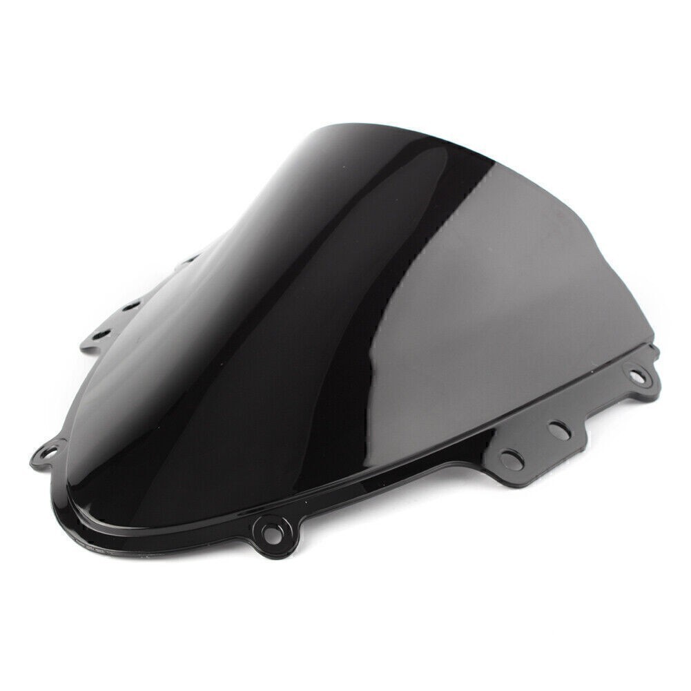 Black Windshield Windscreen Double Bubble For SUZUKI GSXR 600 750 2004 2005 K4