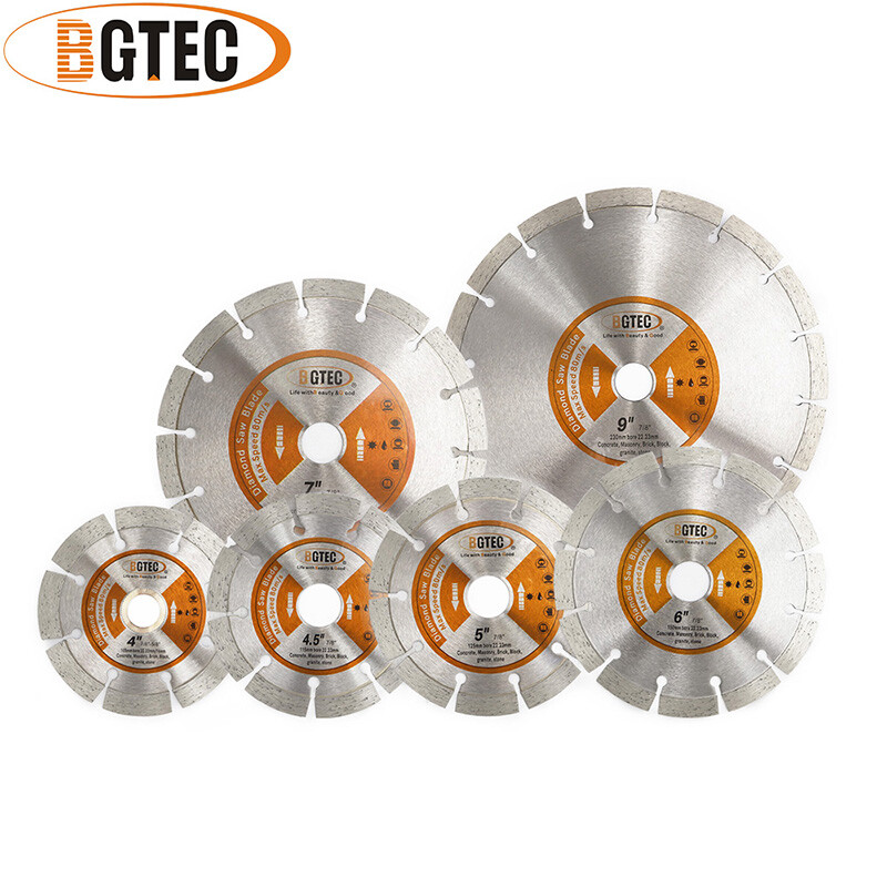 Diamond Saw Blade Cutting for Concrete Stone Marble Granite Cut-off Wheel 6/9 in