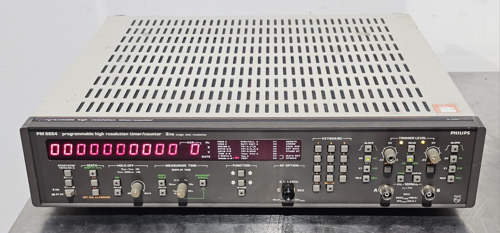 Philips PM 6654 Programmable High Resolution Timer/Counter