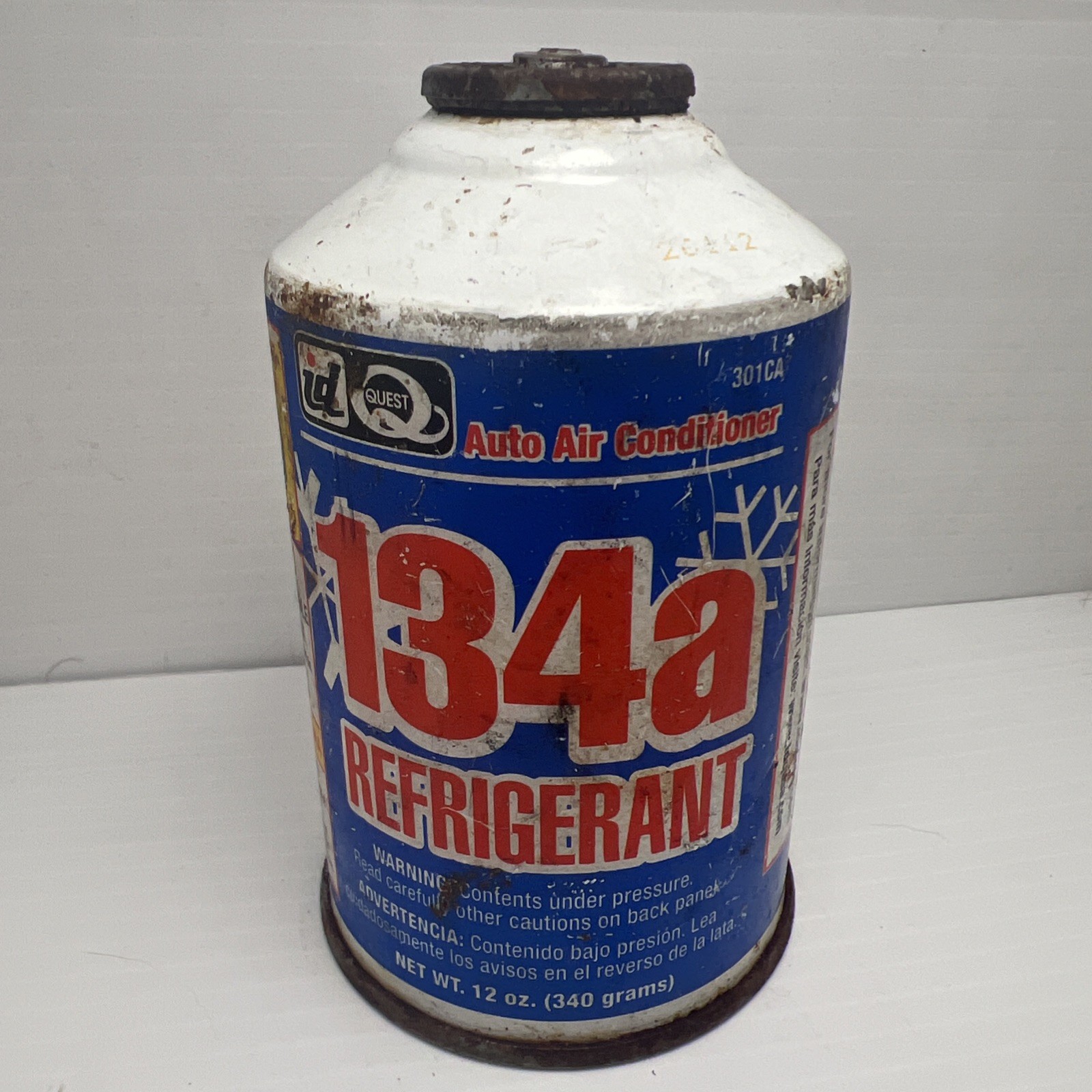 1 Can 134a Automotive Air Conditioner Replacement 12oz Cans RARE