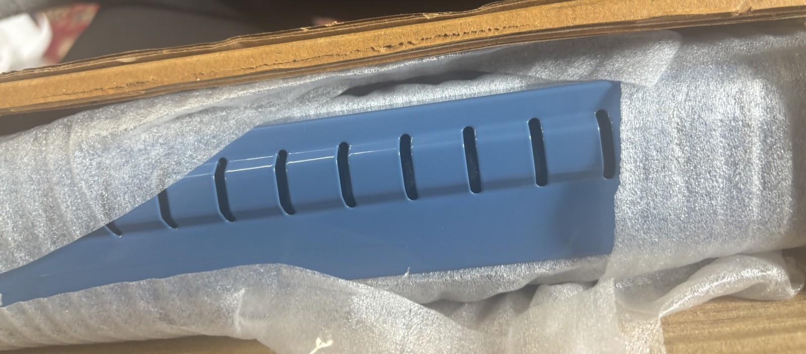 Dividers for 3"H Drawer of Modular Drawer Cabinet 36"Wx24"D Blue