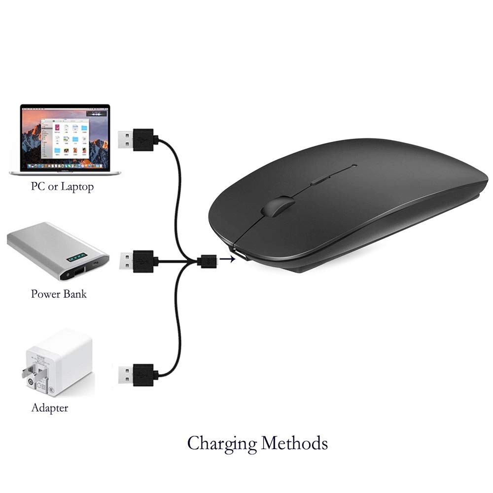 Rechargeable Bluetooth Mouse For Macbook/macbook Air/pro/ipad, Wireless
