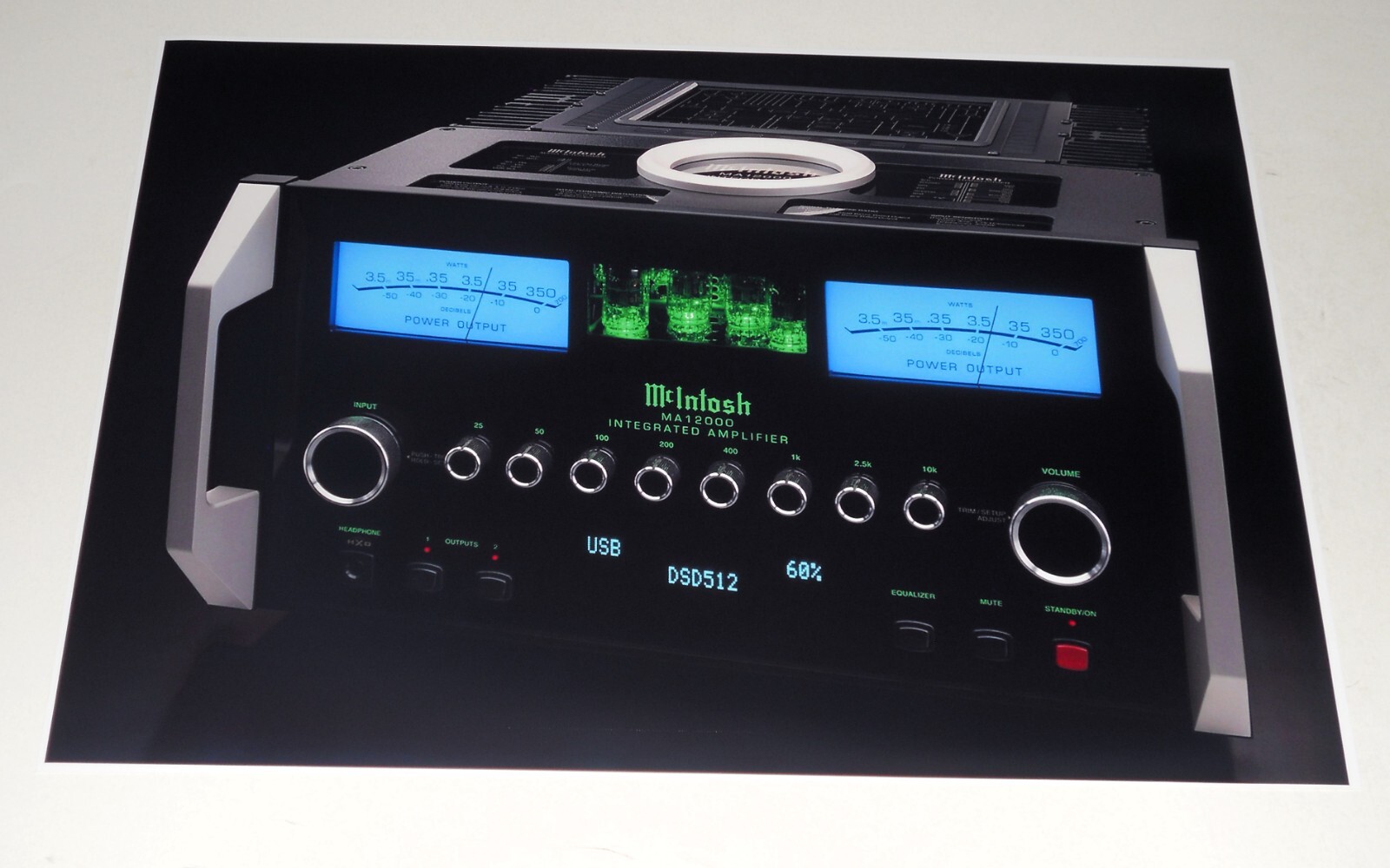 McIntosh MA12000 Ultimate Tube Amplifier Ad Poster 19"x13" Mcintosh Tube Promo