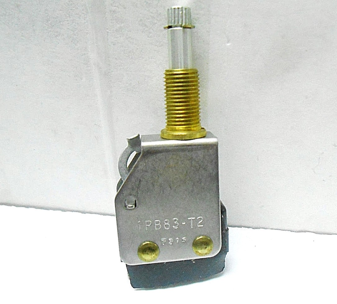 1PB83-T2 MICROSWITCH / HONEYWELL PUSH SWITCH WITH HARDWARE NEW OLD STOCK