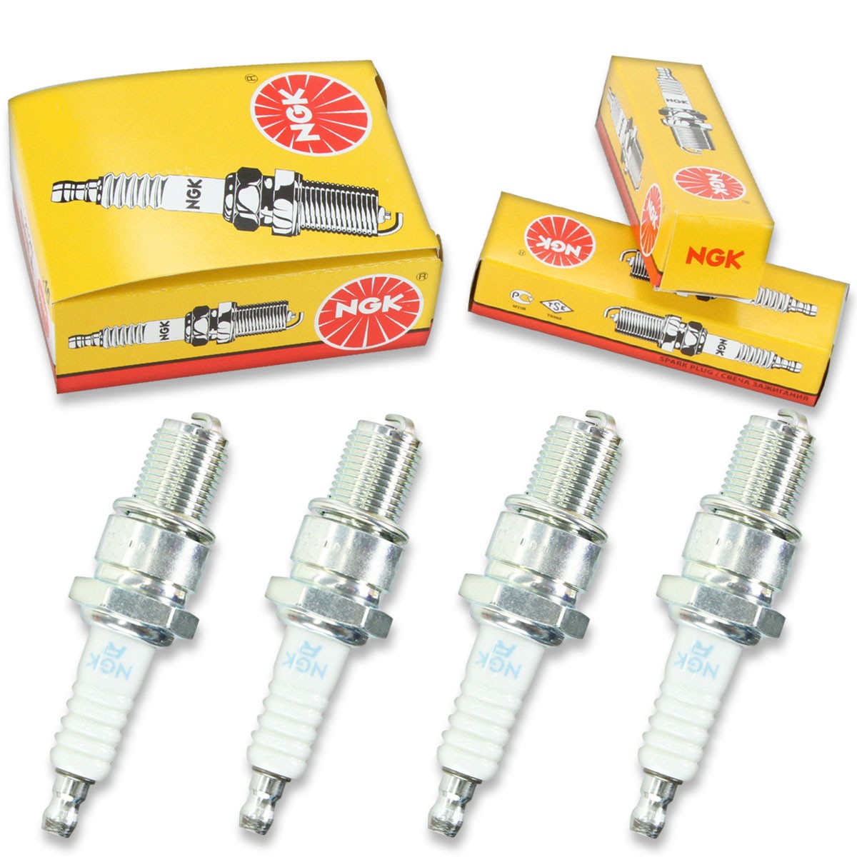 4pcs Arctic Cat NGK Standard Spark Plugs 500 AL50A1 Suzuki Kit Set Engine hl