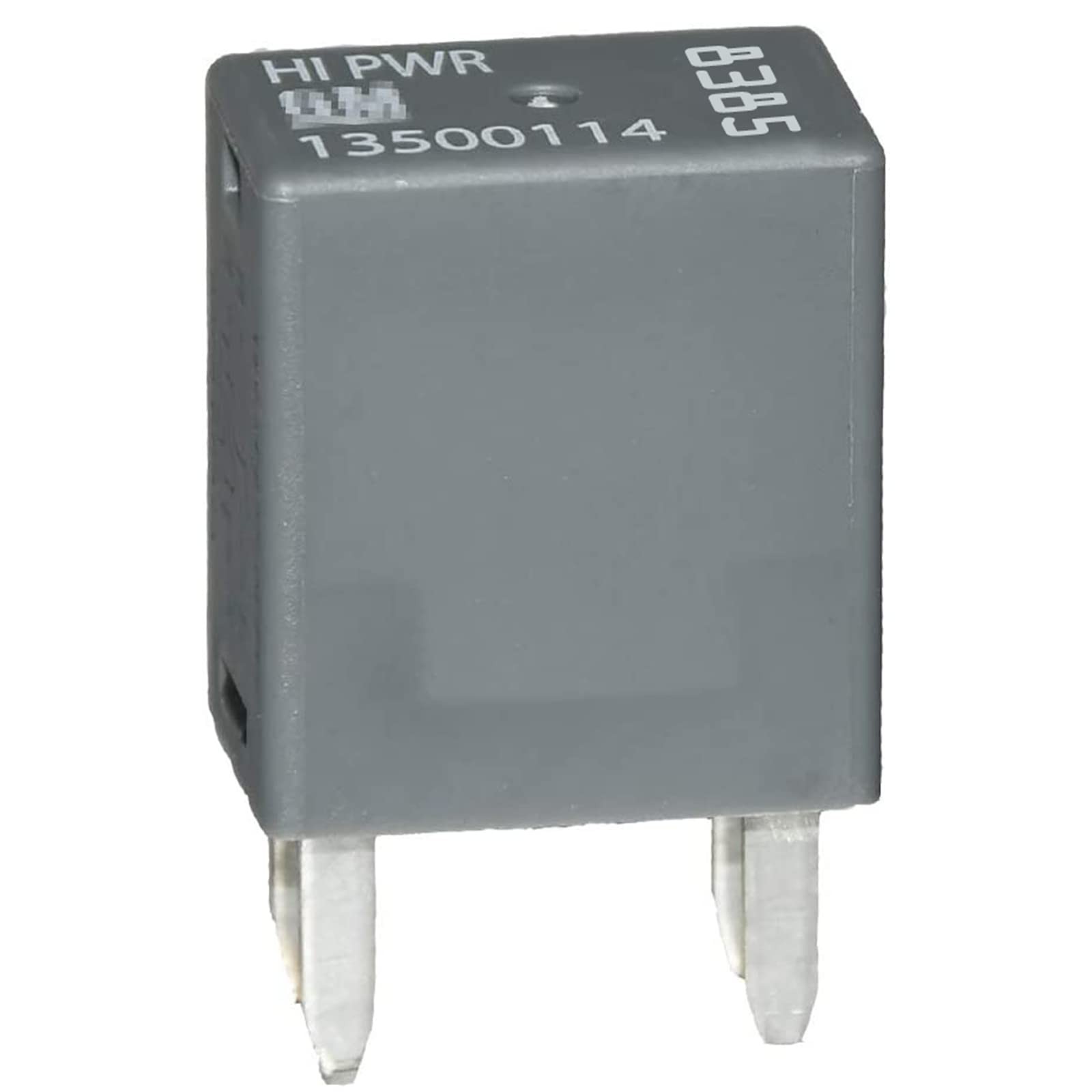 High Power 4 Pin Fuse Box Relay # 13500114/8385 Compatible for GM 1 Pack, gray