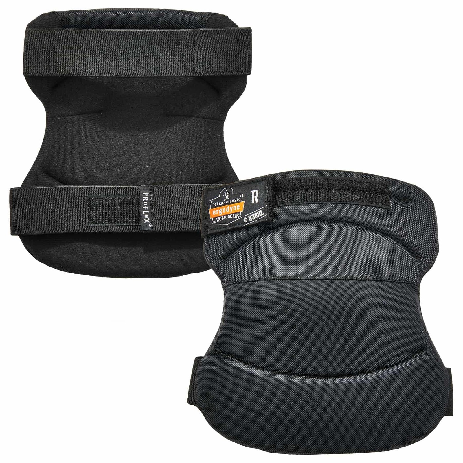 ProFlex 230HL Wide Soft Cap Knee Pad Black Work Safety Construction Protector