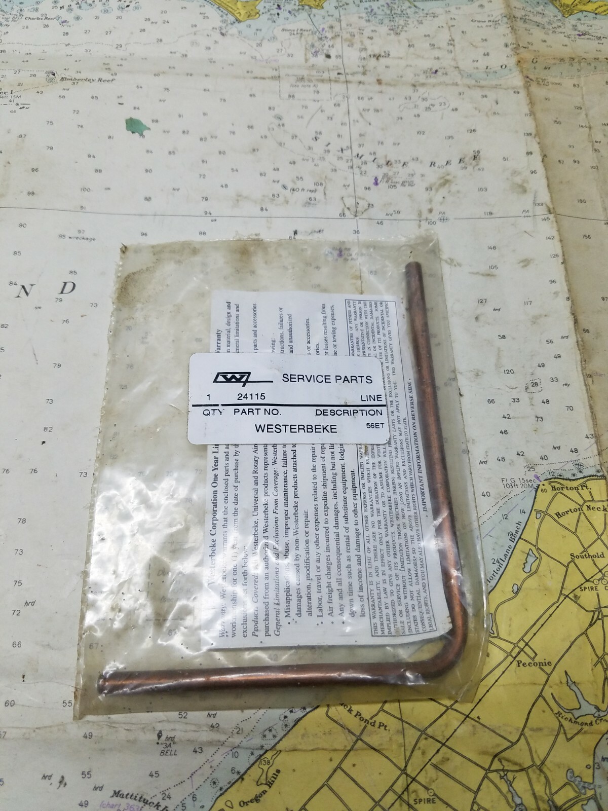 Westerbeke 24115 Line,Filter to Injection Pump OEM