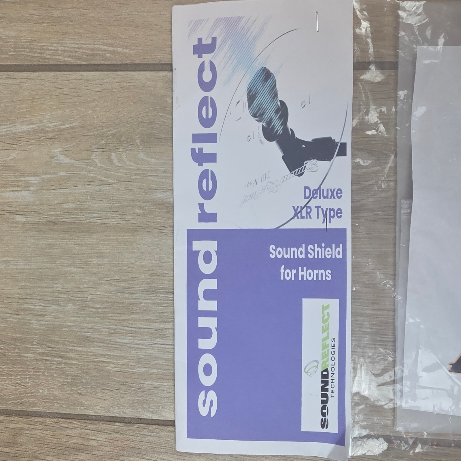 Sound Reflect Deluxe XLR Type Sound Shield For Horns Pro Sound Microphone