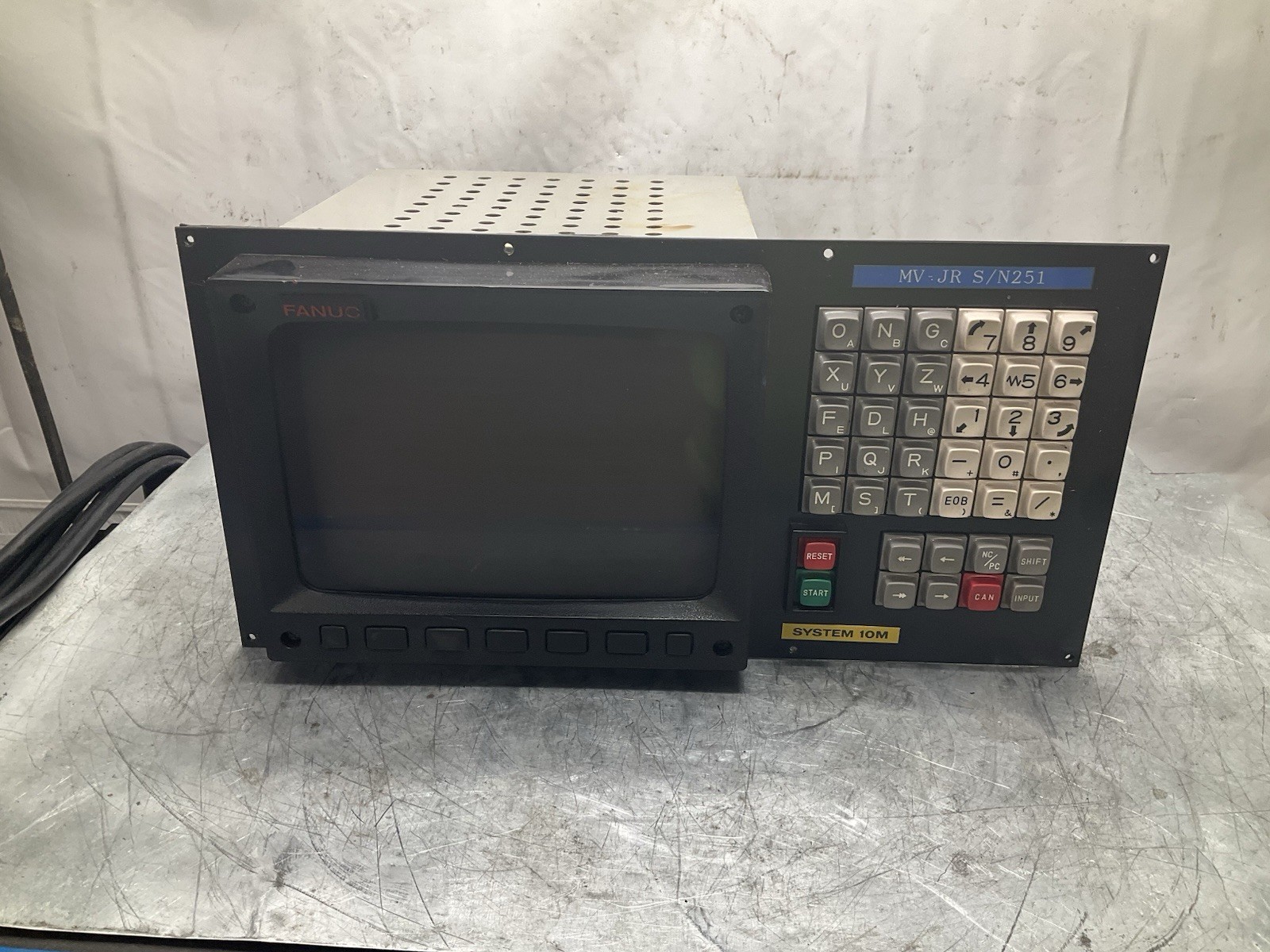FANUC 10M Operators Monitor CRT + Keypad A350-1001-T092-02 AGIL-0001-0086 CNC