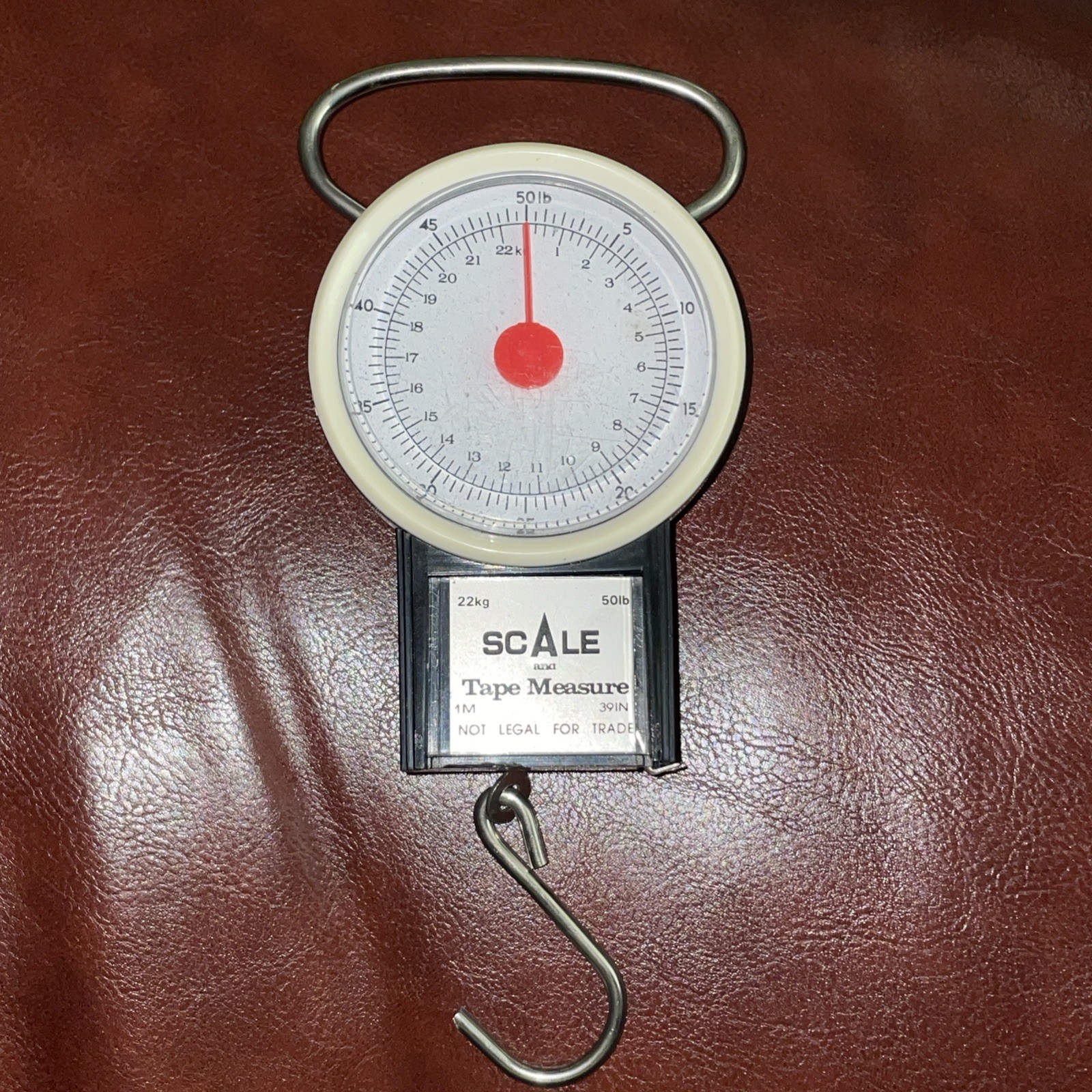 Fishing Weighing Scales 50lb/22kg Handle with Tape Measure (Luggage/suitcase)
