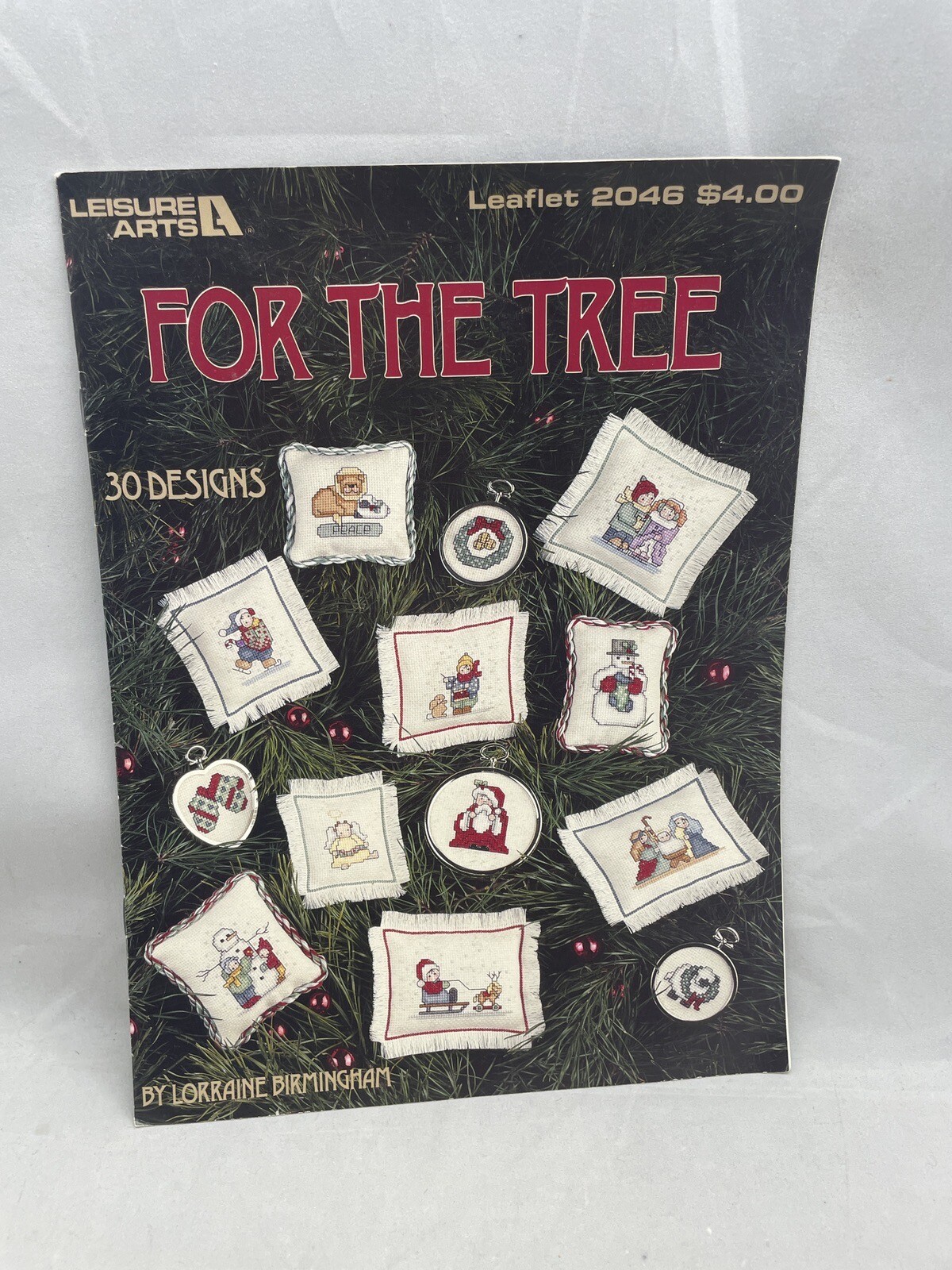 Leisure Arts For The Tree Christmas 30 Designs Cross Stitch Pattern 2046