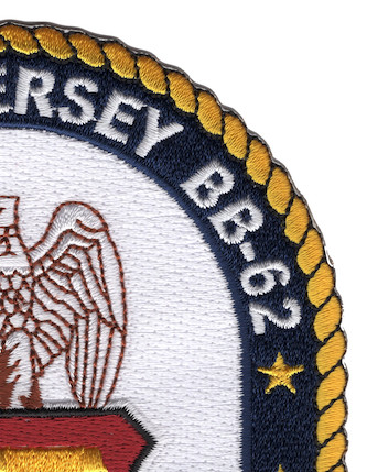 BB-62 USS New Jersey Patch