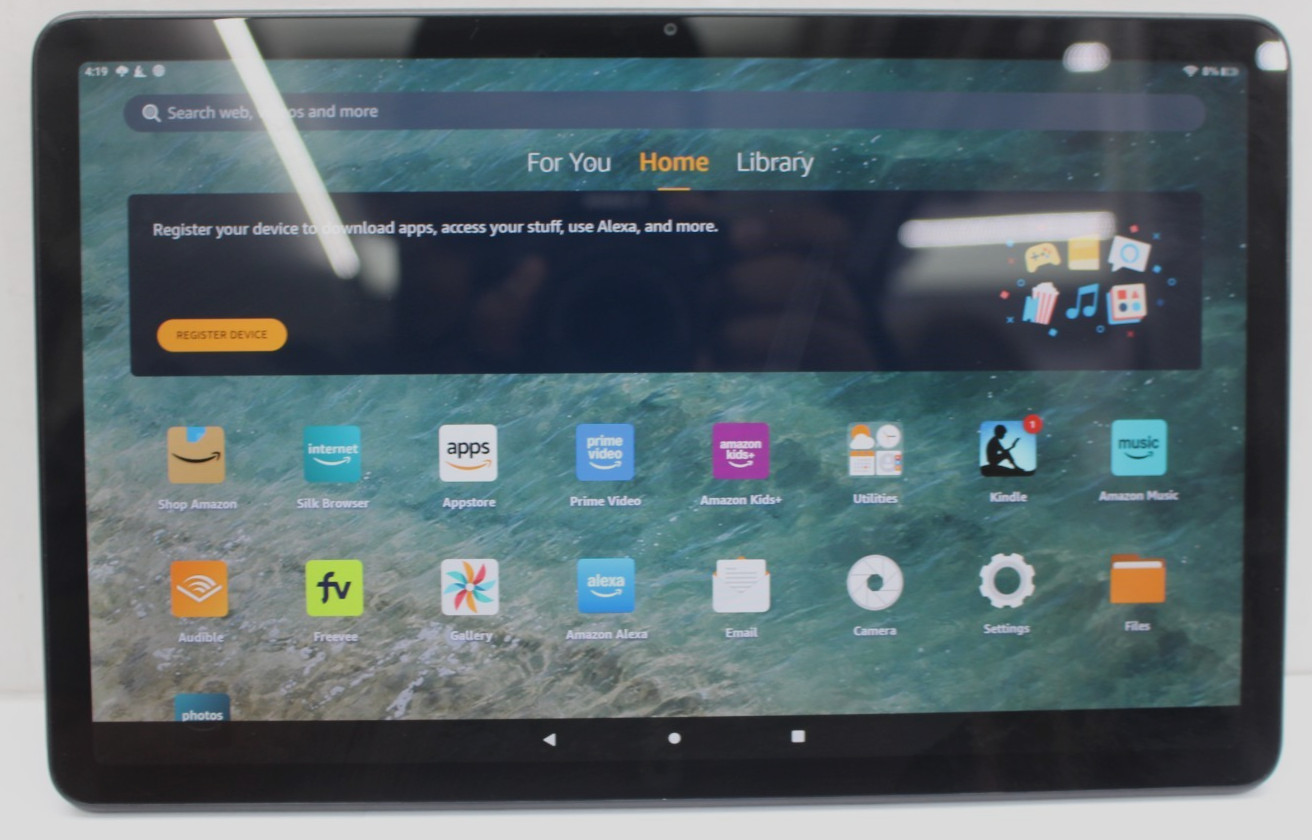 Amazon Fire Max 11 64GB, Wi-Fi, 11 in - Gray (PRE-OWNED) NO CHARGER